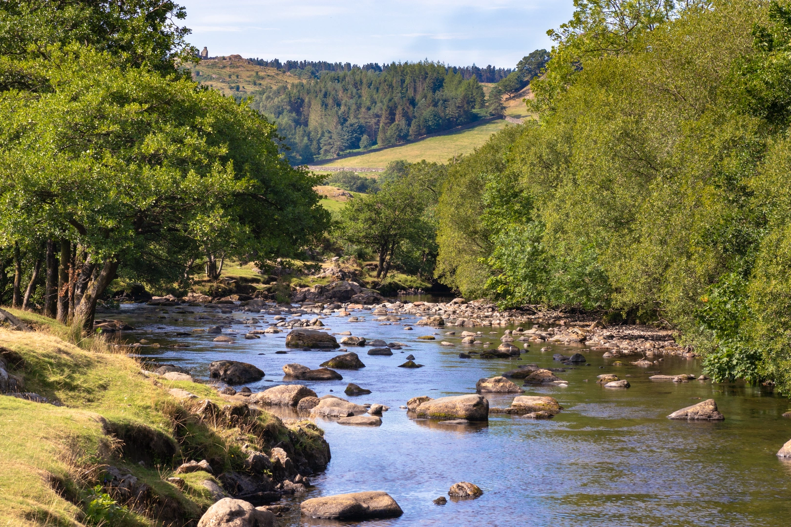 An image depicting the trail Duddon Loop from Saithwaite and its surrounding area.