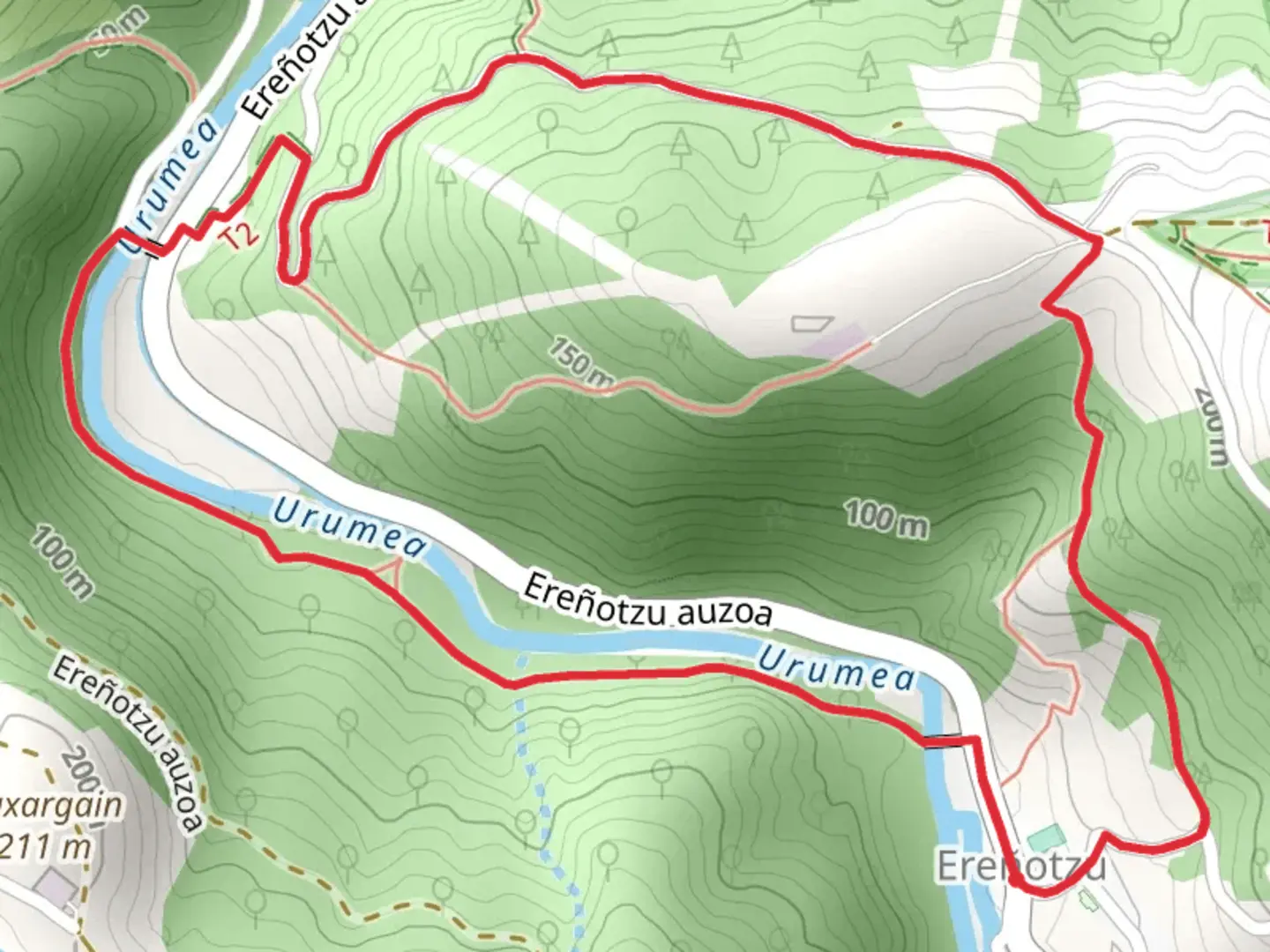 An image depicting the trail The Path of the Apple SL GI 1002 and its surrounding area.