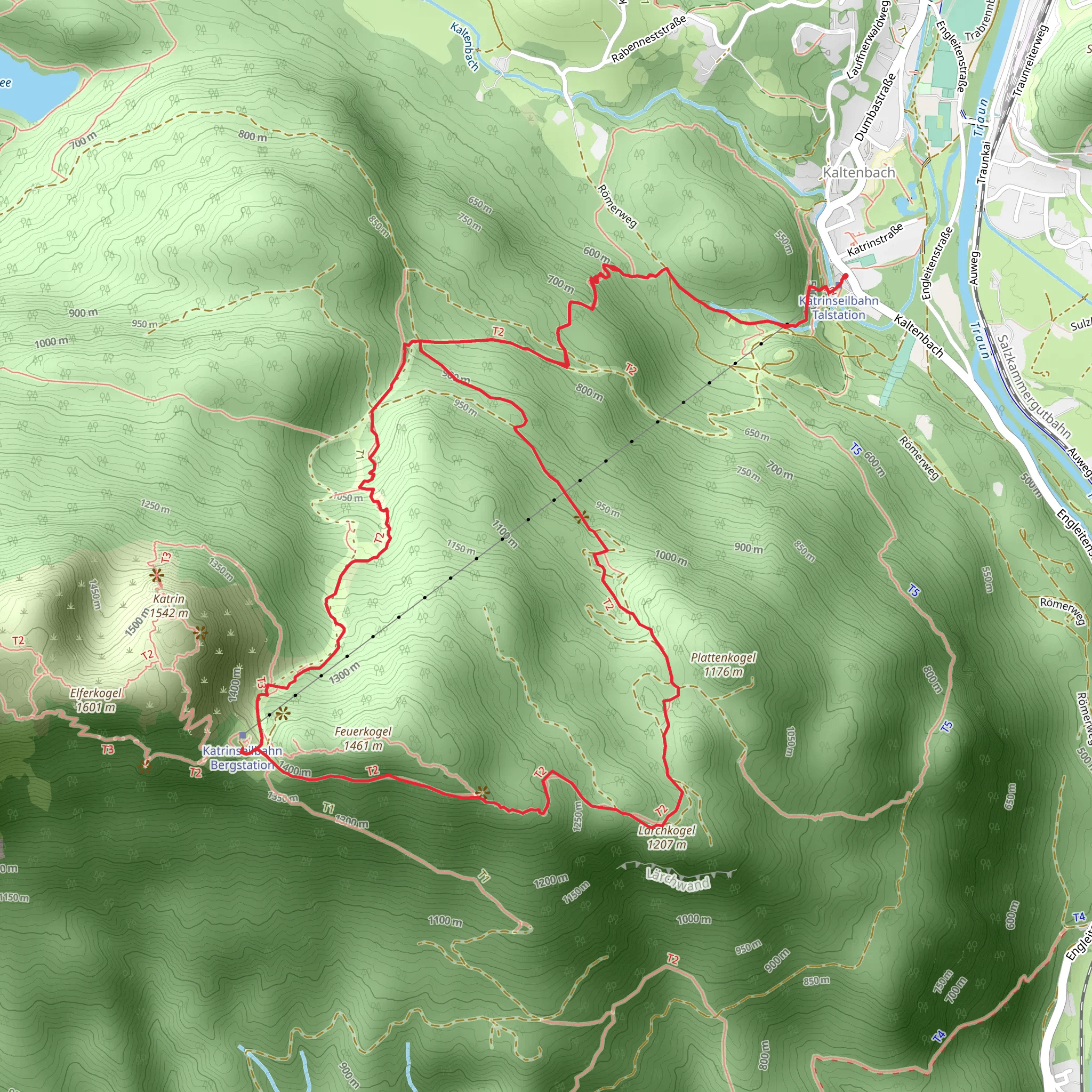 Katrinalm Scenic Walk mobile static map