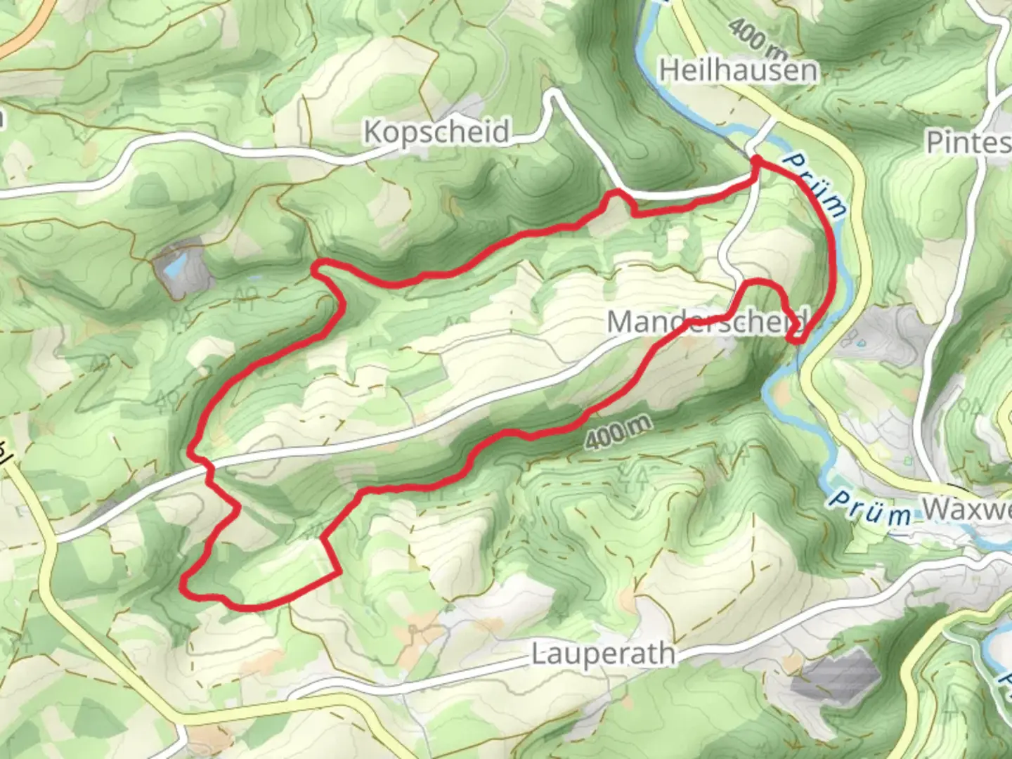 An image depicting the trail Wanderweg 87 and its surrounding area.