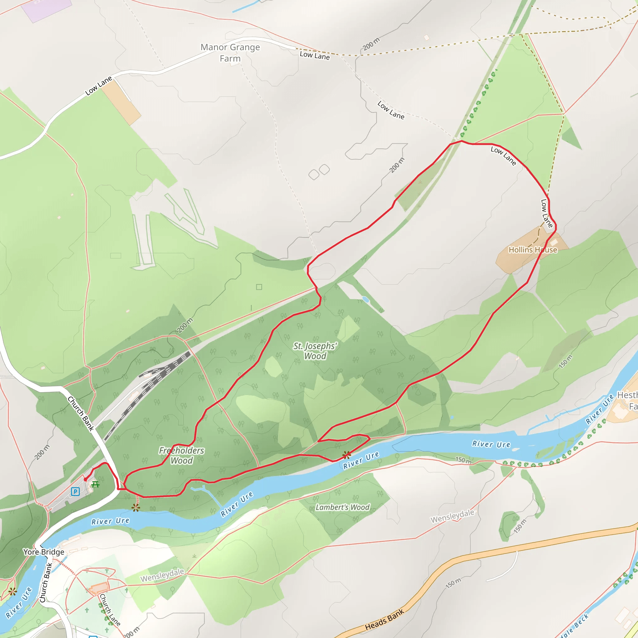 Aysgarth Falls mobile static map