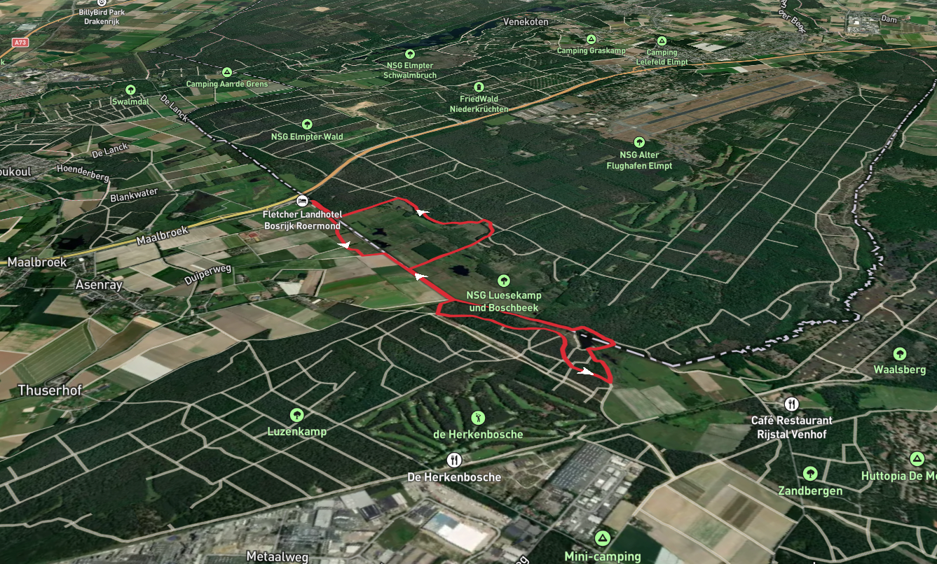 NSG Luesekamp und Boschbeek and Melickerven Loop