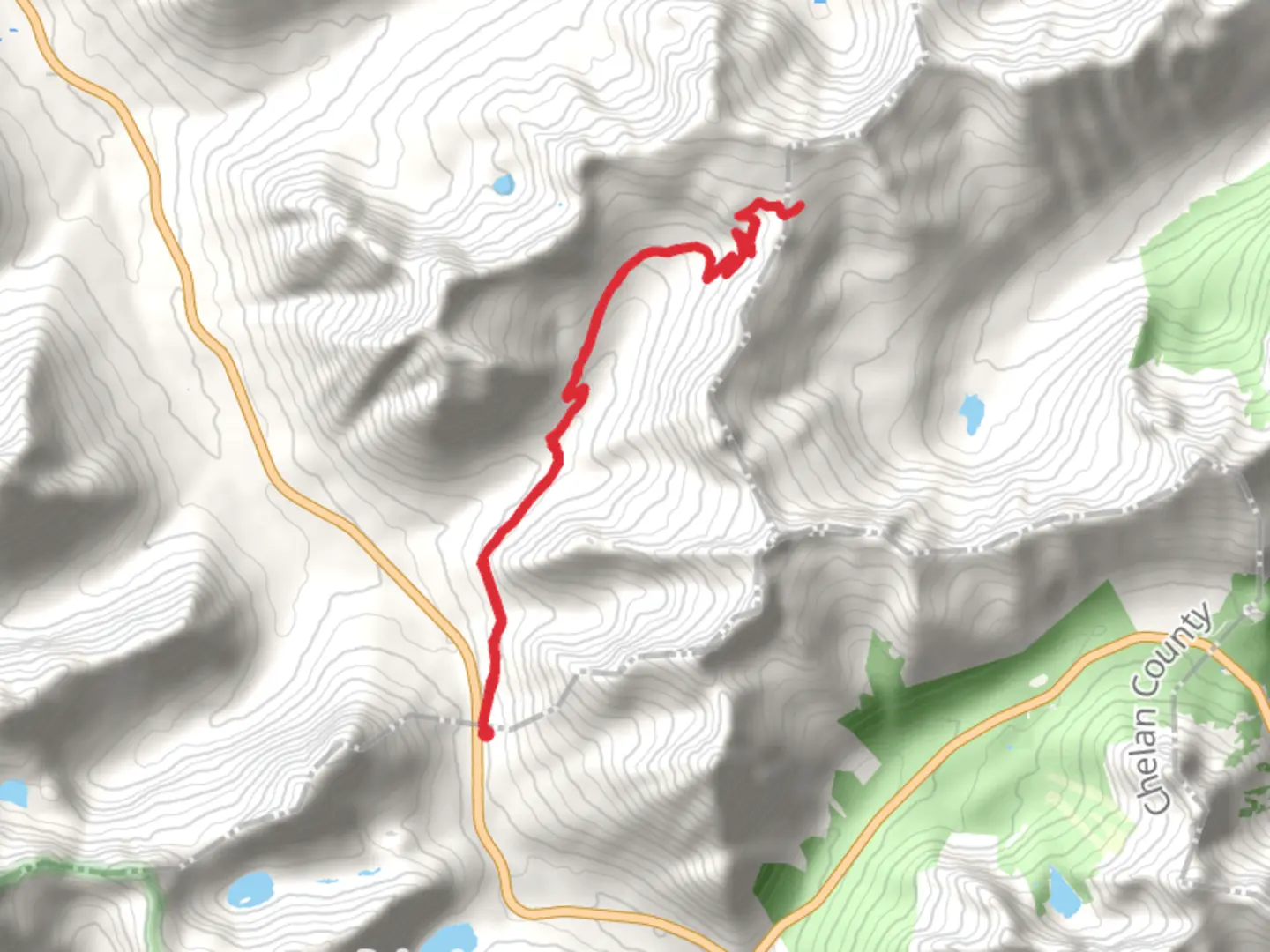 An image depicting the trail Cutthroat Pass via Pacific Crest Trail and its surrounding area.