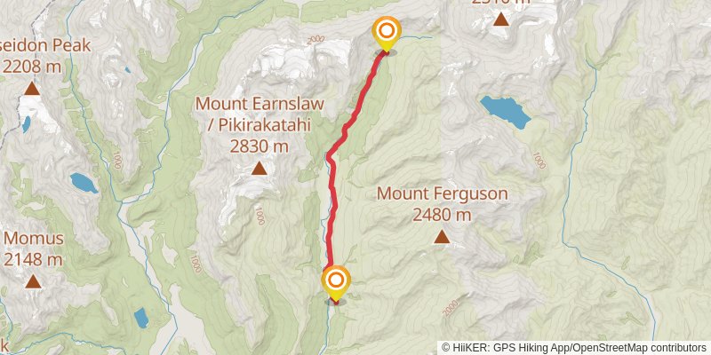 Rees - Dart Track stage 1 Map
