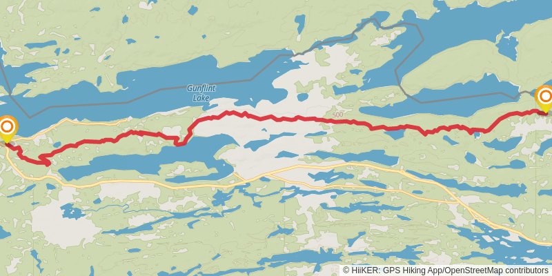 Border Route Trail stage 5 Map