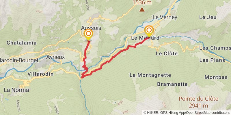 Tour de Haute Maurienne Vanoise stage 11 Map