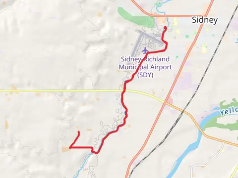 Walk along Main Canal - Sidney-Richard Regional Airport