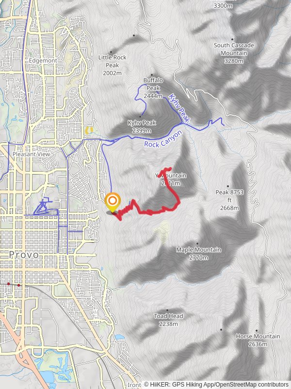 Y Mountain Trail and Y Mountain West Peak