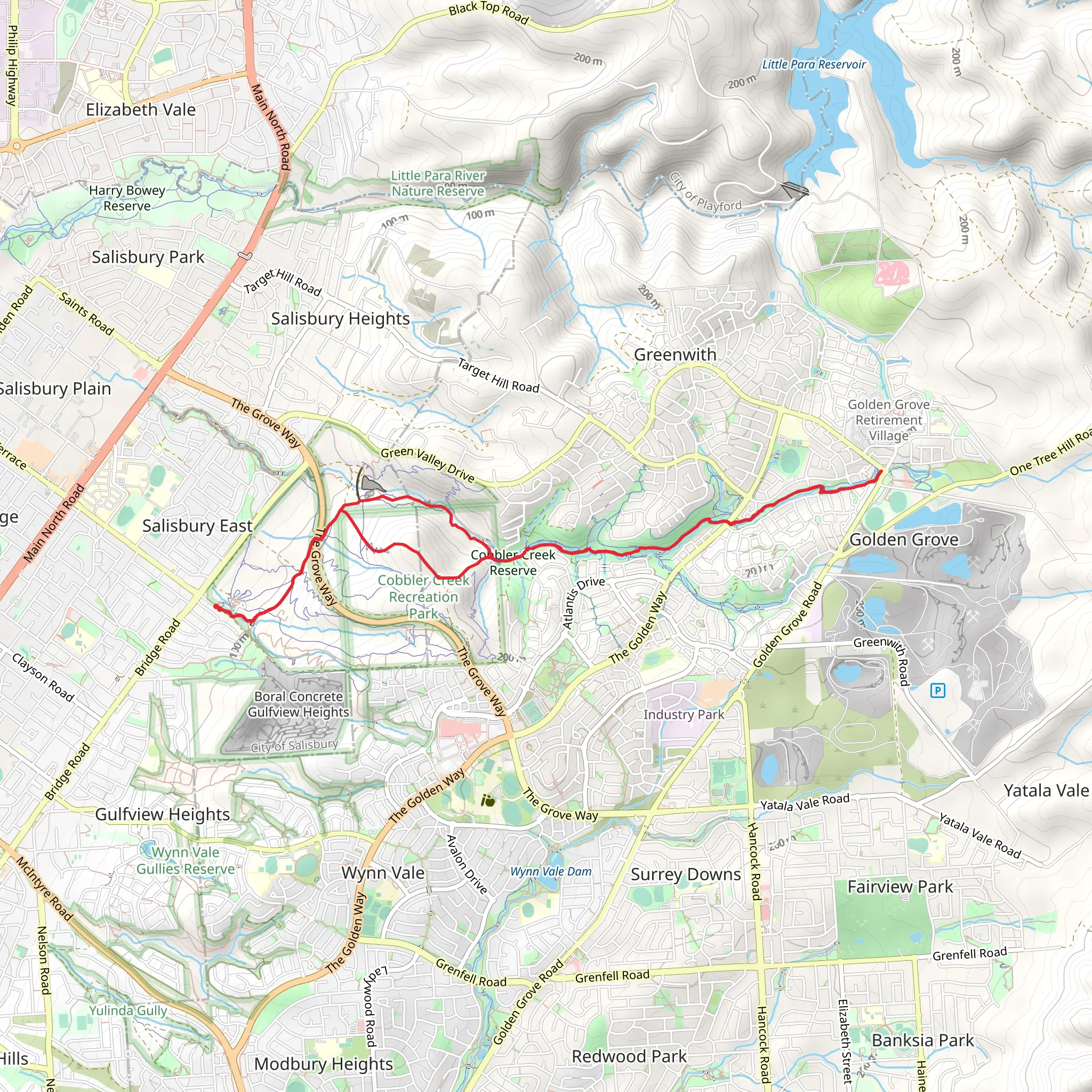 Porosa Walk mobile static map