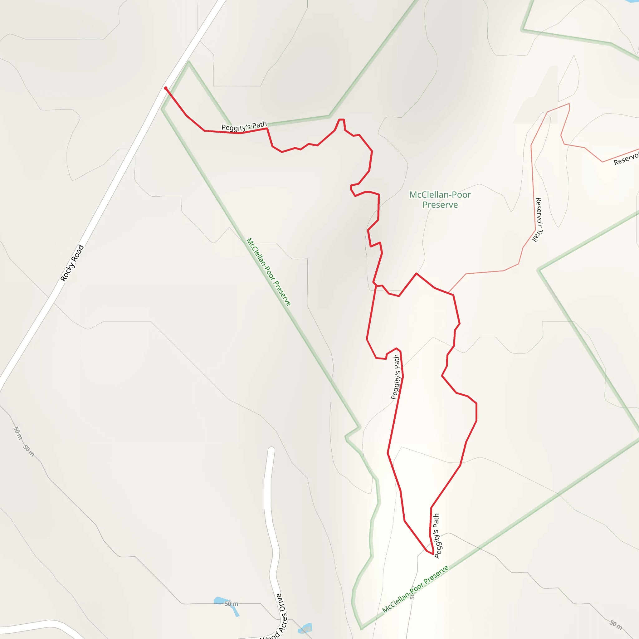 Peggity's Path Loop mobile static map