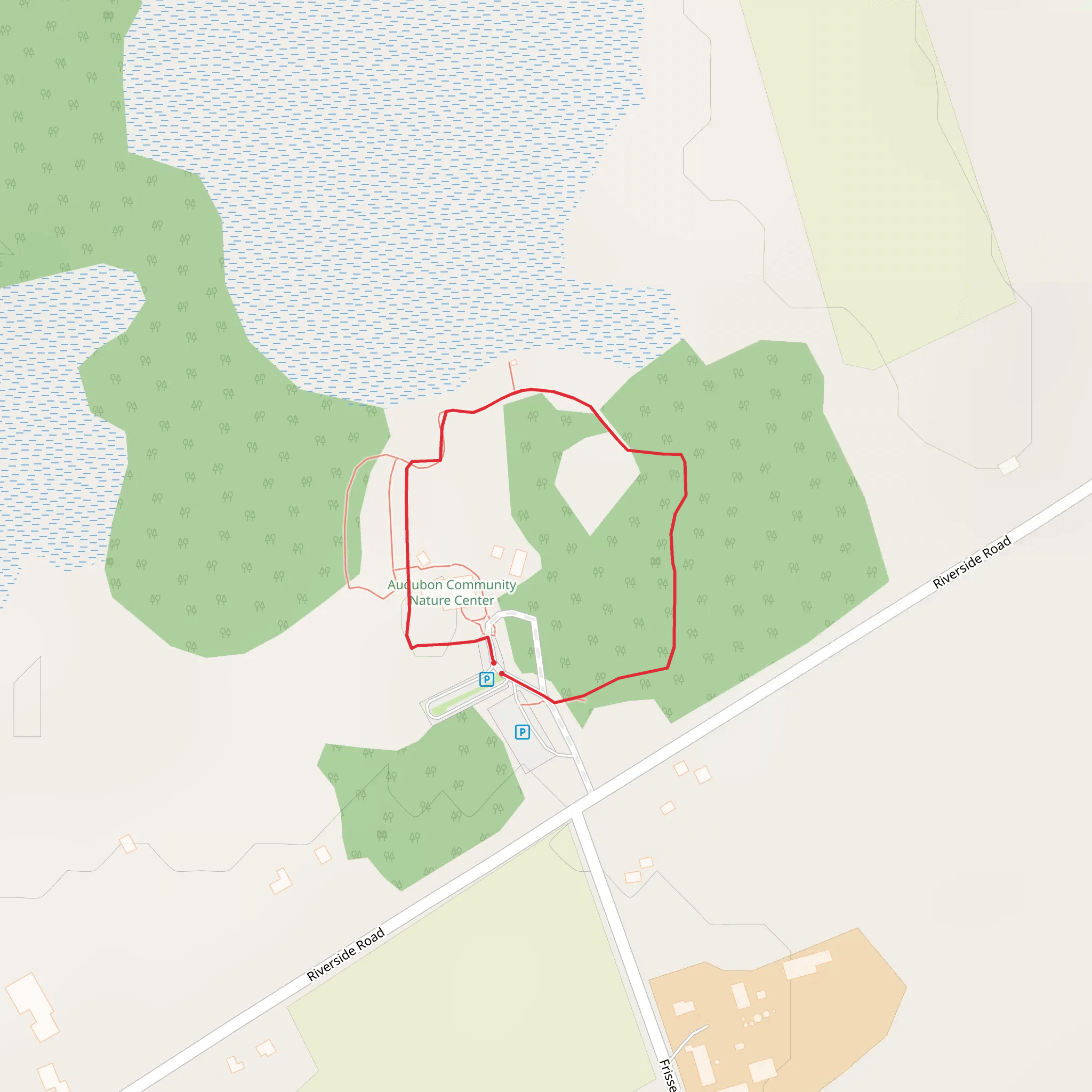 Riverside Road Loop Trail mobile static map