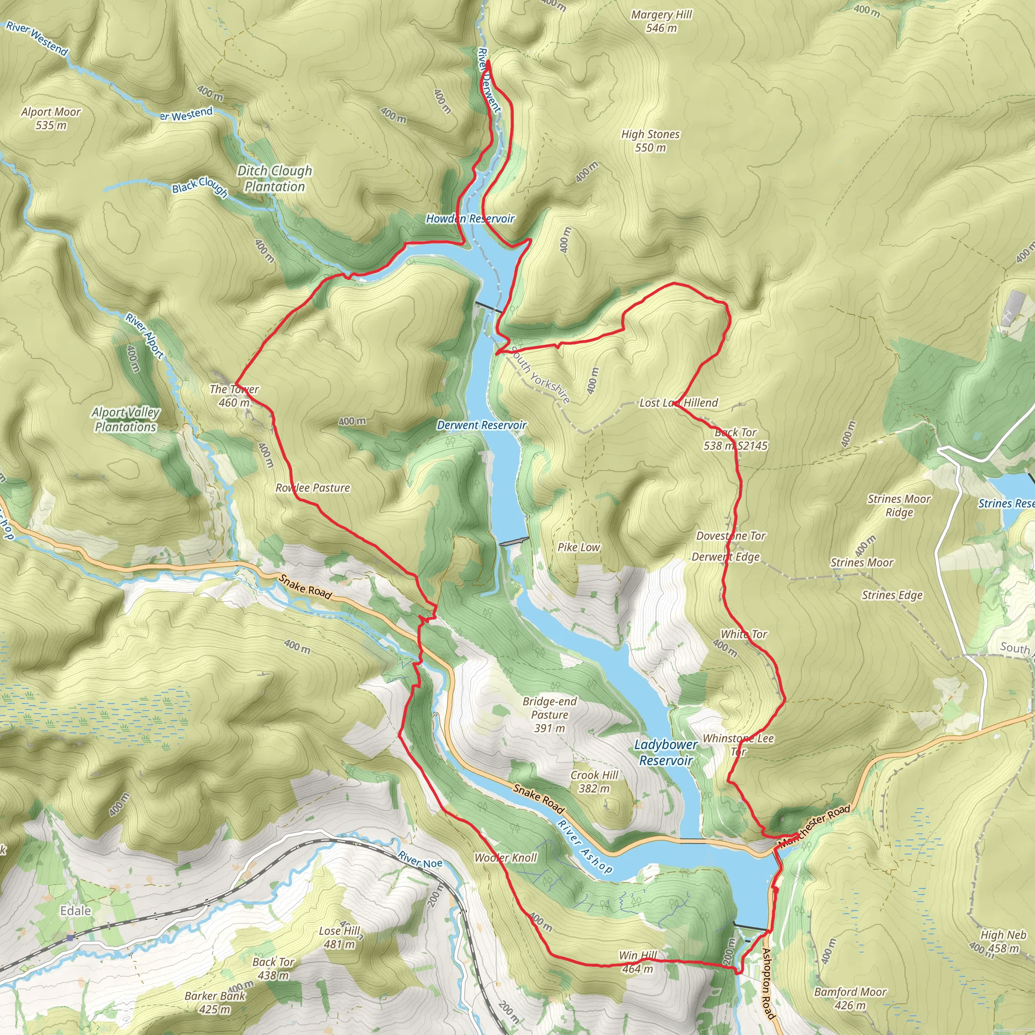 Dambusters Challenge Walk mobile static map