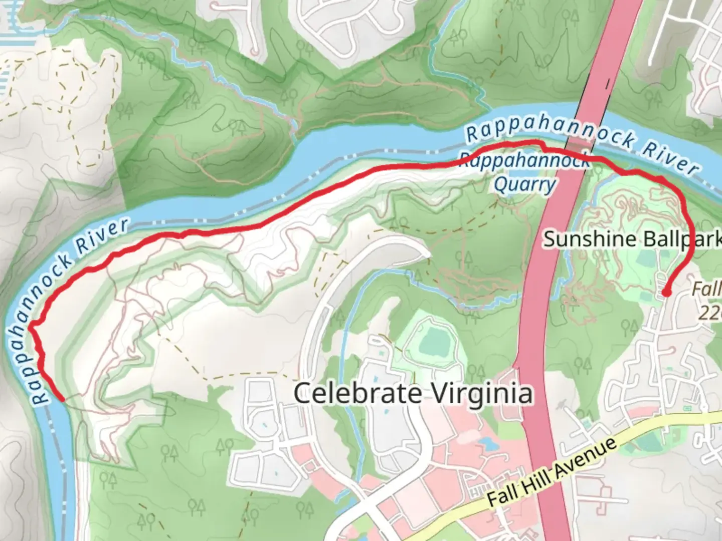 An image depicting the trail Beach Trail - Green Difficulty and its surrounding area.