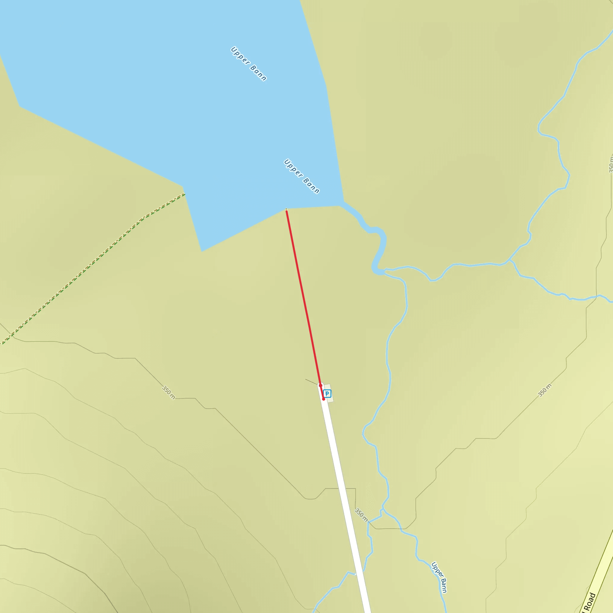 Spelga Dam Walk mobile static map