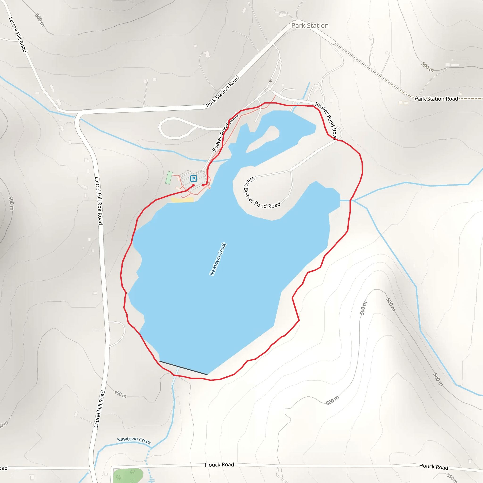 Newtown Creek Loop mobile static map