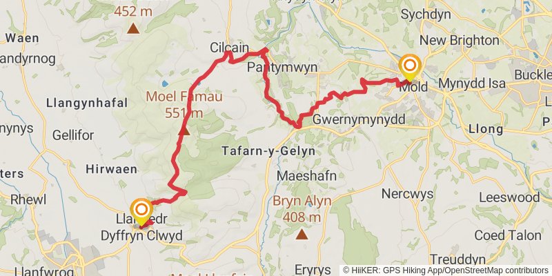 Castles in North Wales stage 6 Map