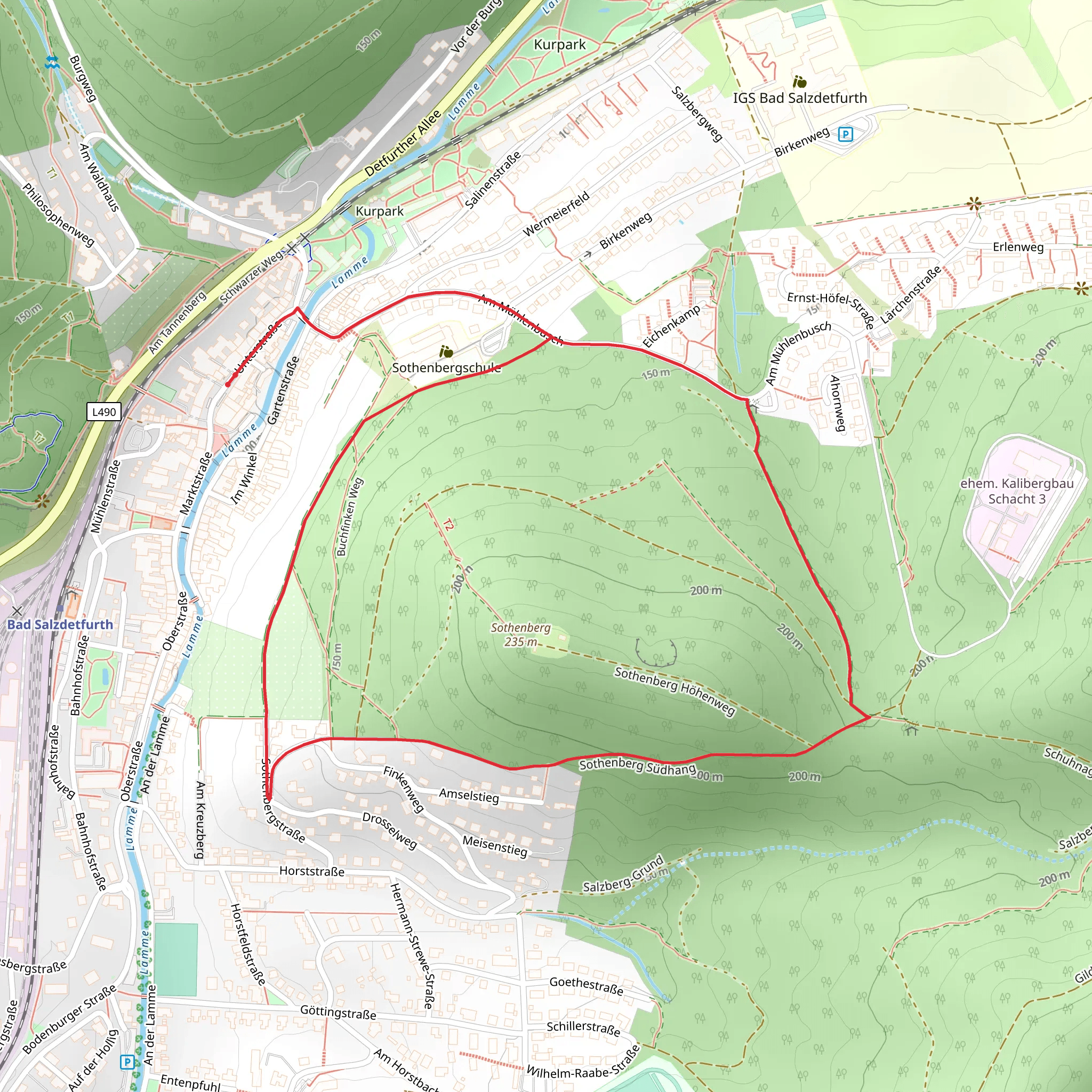 Sothenberg Loop mobile static map