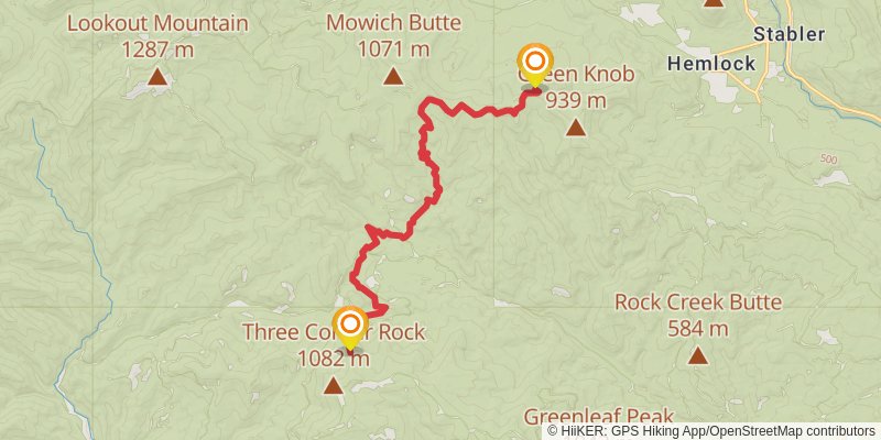 Ultra Pedestrian North Loop stage 160 Map
