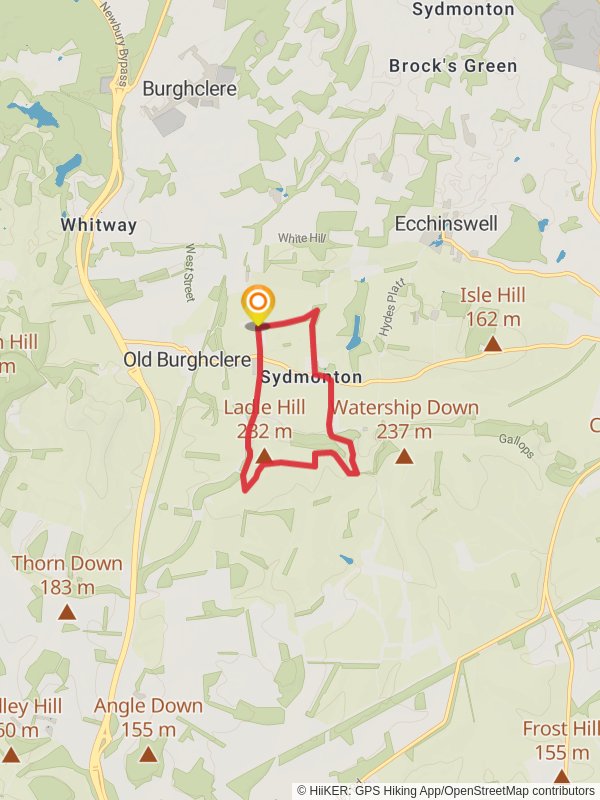 Watership Down and Ladle Hill from the Sydmonton Estate Hampshire