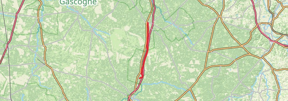 Camino Strasbourg-Saint Jean Pied de Port via Vézelay stage 65 Map