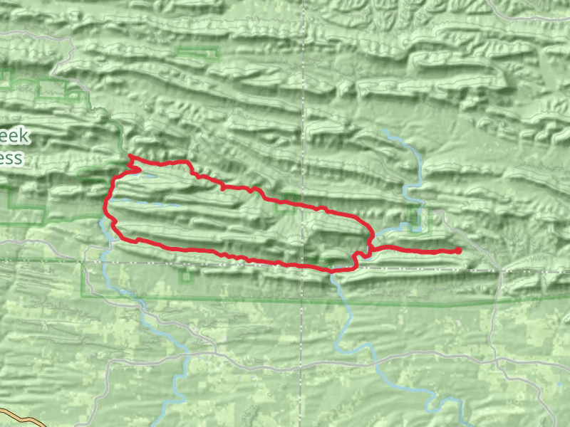 Blaylock Creek Road and Eagle Rock Trail Loop