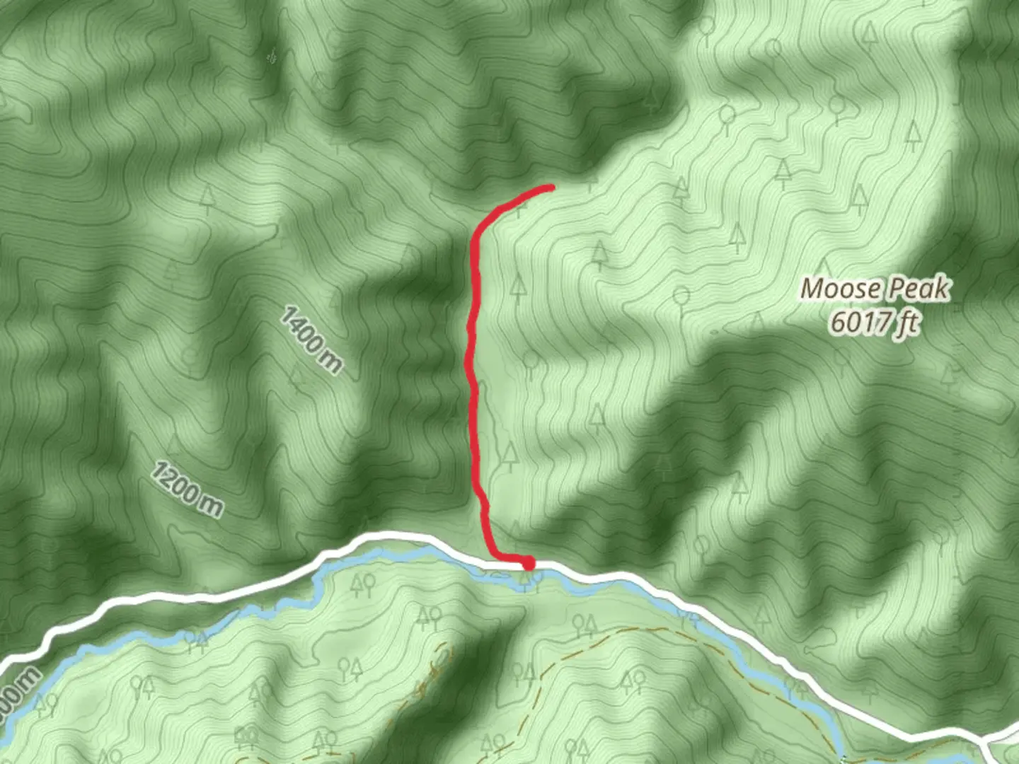 An image depicting the trail Spring Creek Trail and its surrounding area.