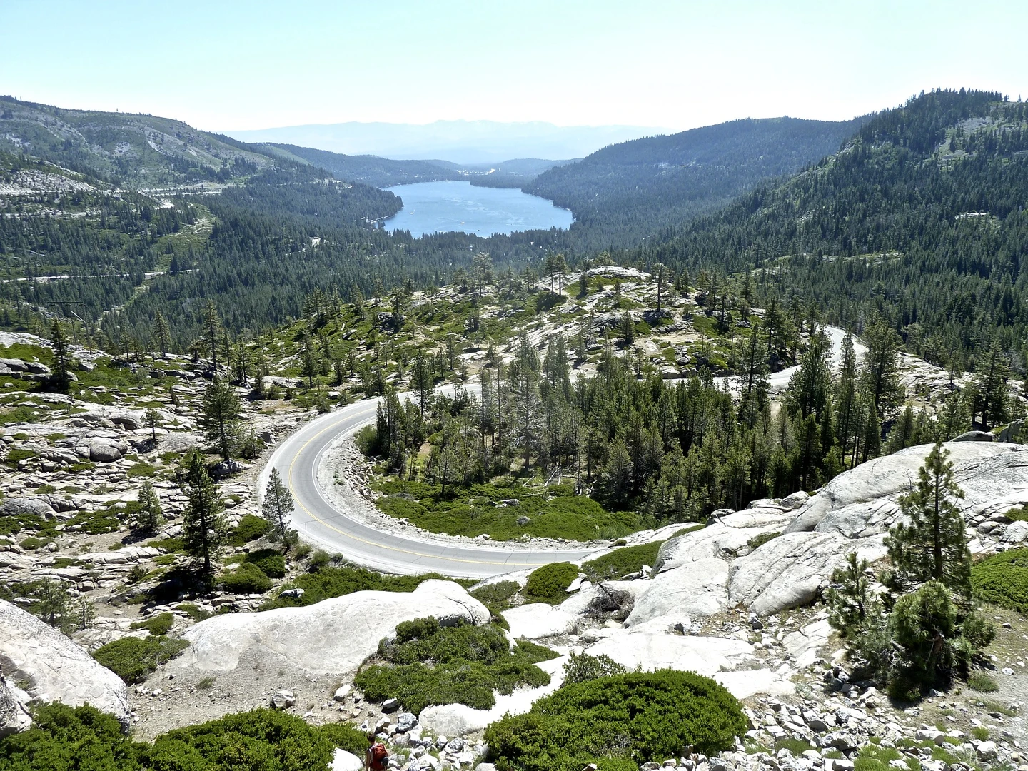 An image depicting the trail Summit Lake from Billie Mack Road and its surrounding area.