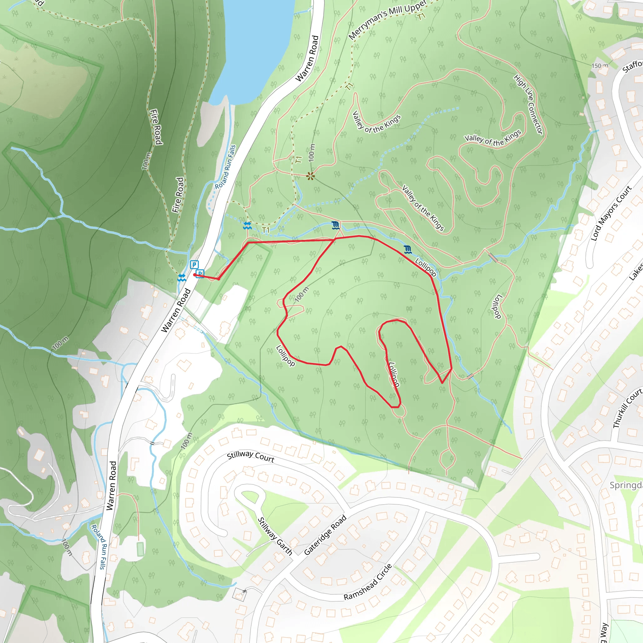 Lolipop Short Loop mobile static map