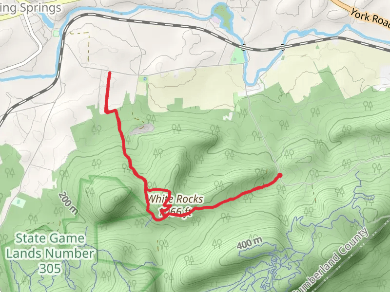 White Rocks Summit Loop Trail from Kuhn Road