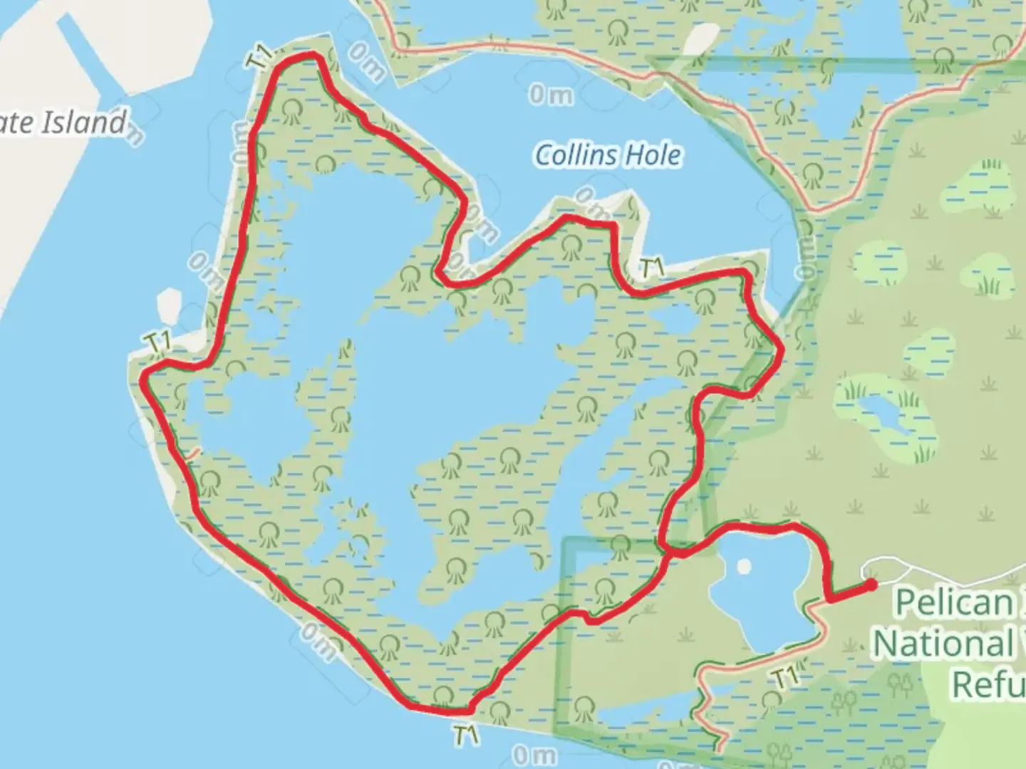An image depicting the trail Joe Michael Memorial Loop Trail and its surrounding area.