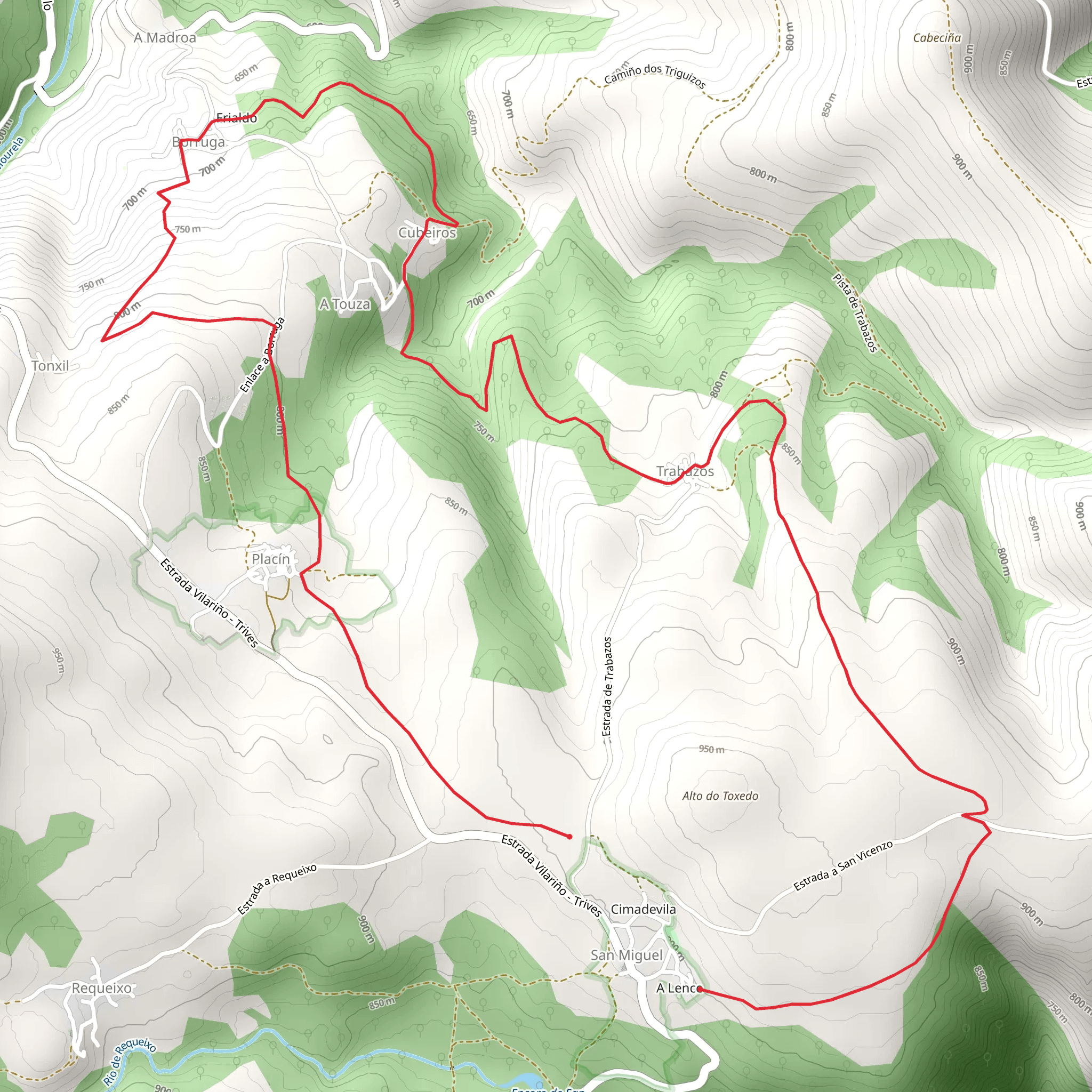 Rota dos Soutos de Cesuris PR G 137 mobile static map