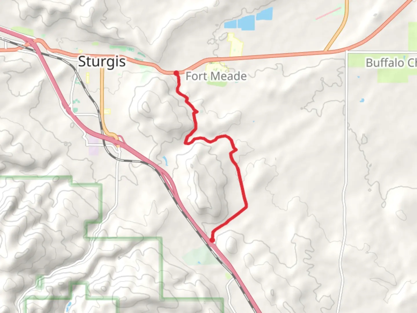 An image depicting the trail BLM Road Trail and its surrounding area.