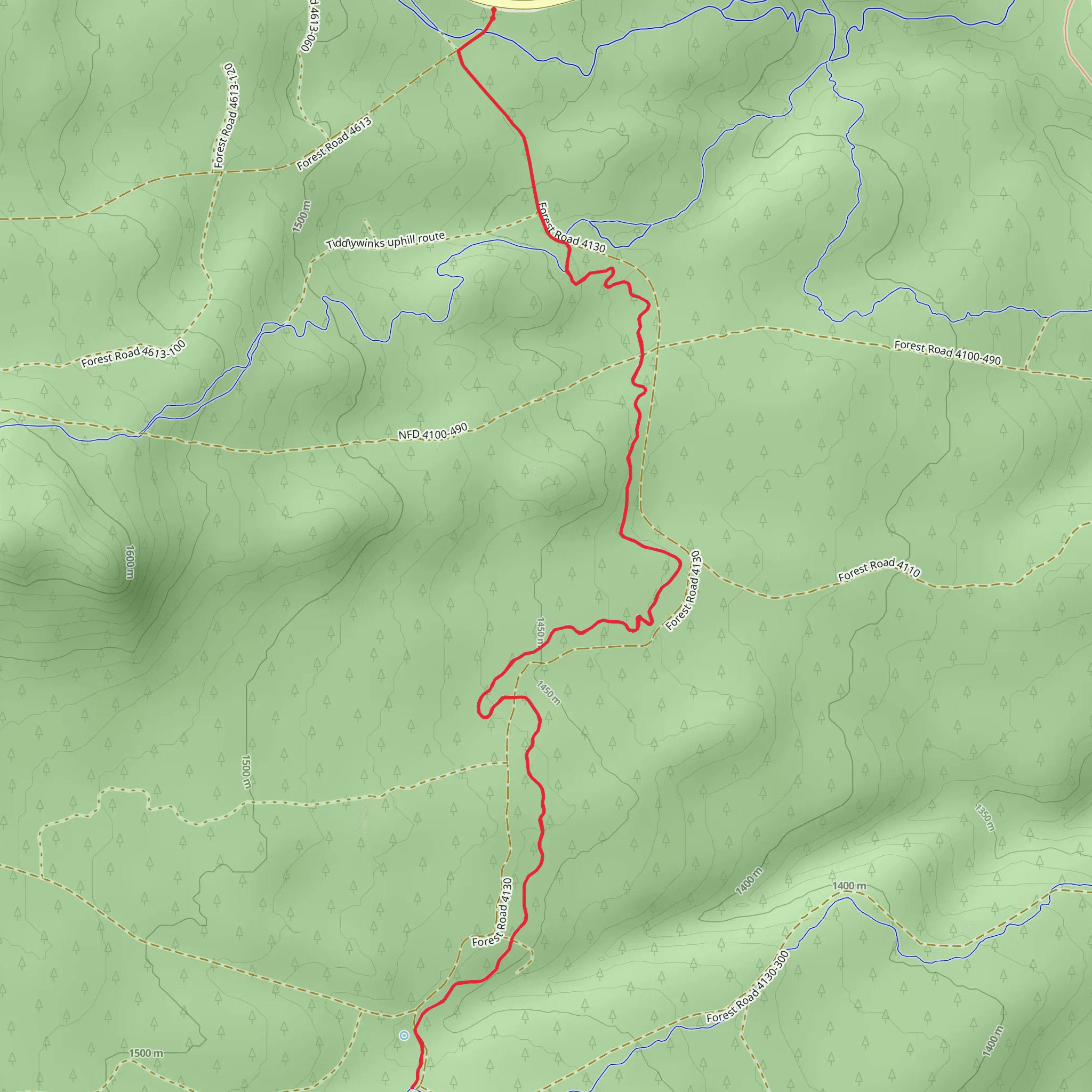 Larson Trail mobile static map