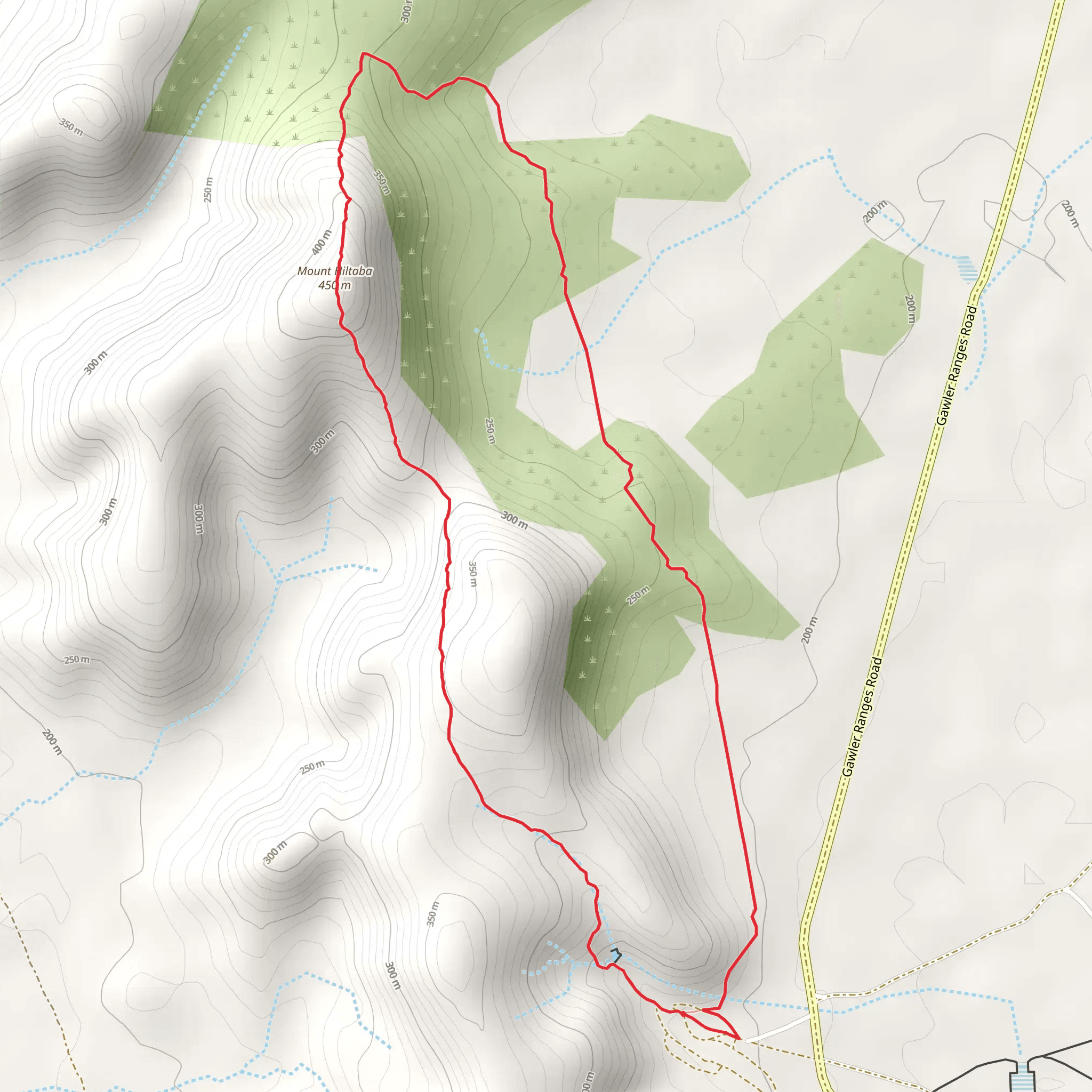 Warren Bonython Trail mobile static map