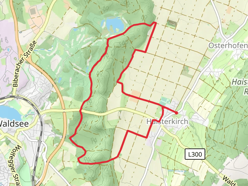 Haisterkirch, Rhein Donau and Kletterpark Loop