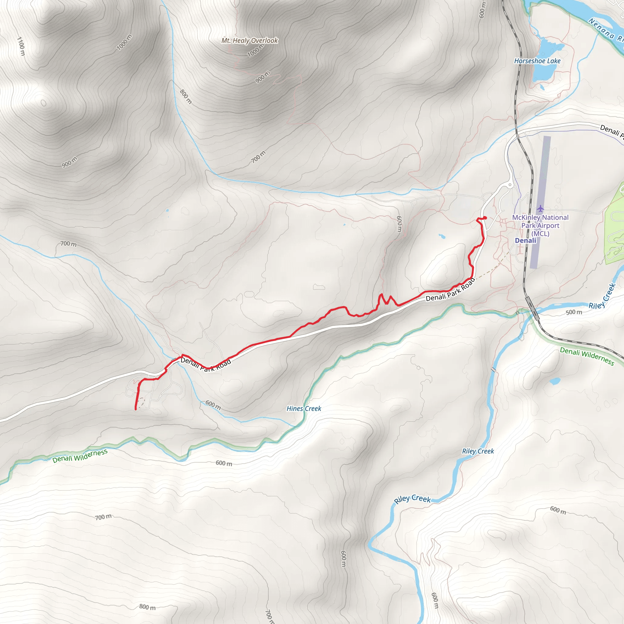 Roadside Trail mobile static map