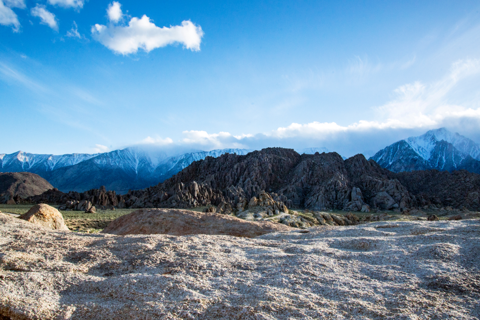 An image depicting the trail Whitney Portal National Recreation Trail and its surrounding area.