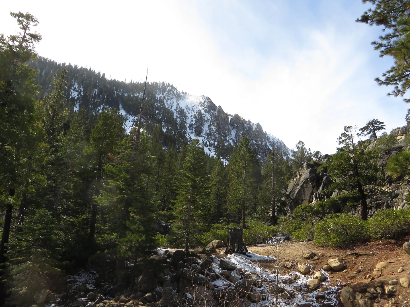 An image depicting the trail Grover Hot Springs - Sawmill Creek Trail and its surrounding area.