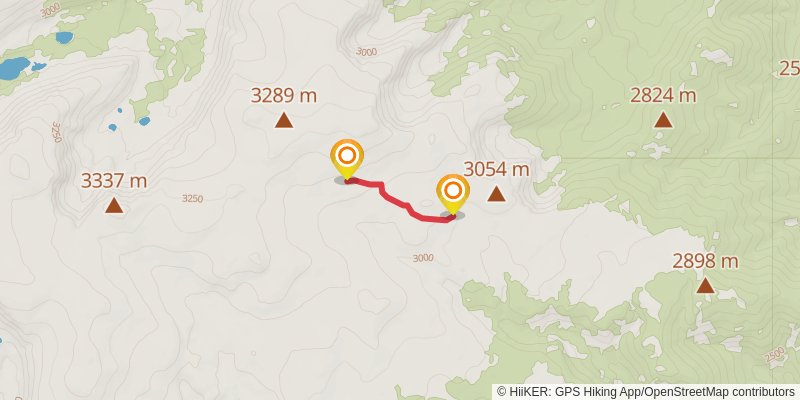 Bear Track Trail stage 2 Map