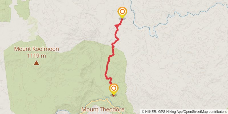 Cannabullen Creek Track stage 2 Map