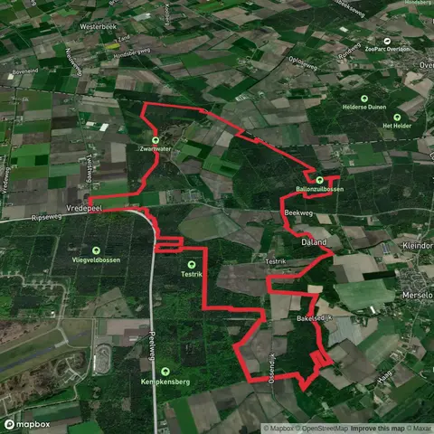 Afleidingskanaal, Zwartwater and Ballonzuilbossen Loop