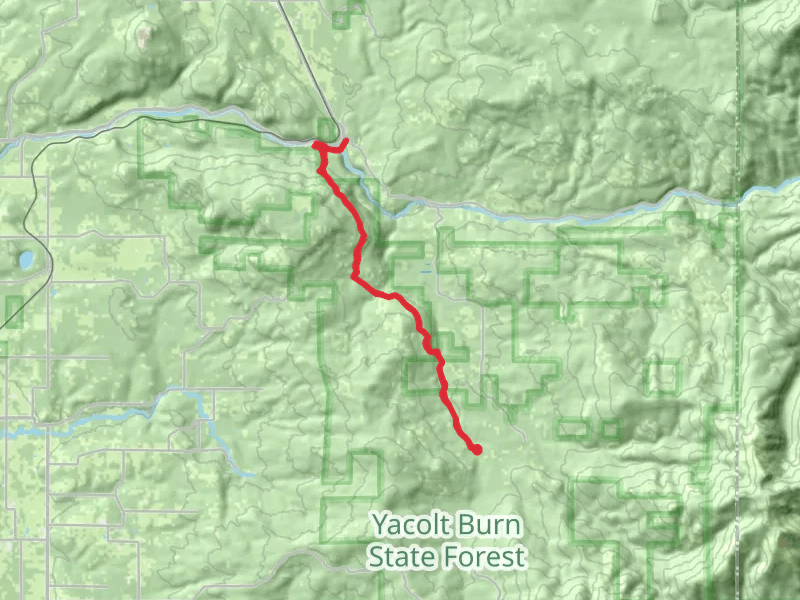 Bells Mountain Trail and East Fork of the Lewis River Trail