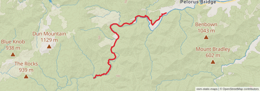 Te Araroa Trail stage 107 Map