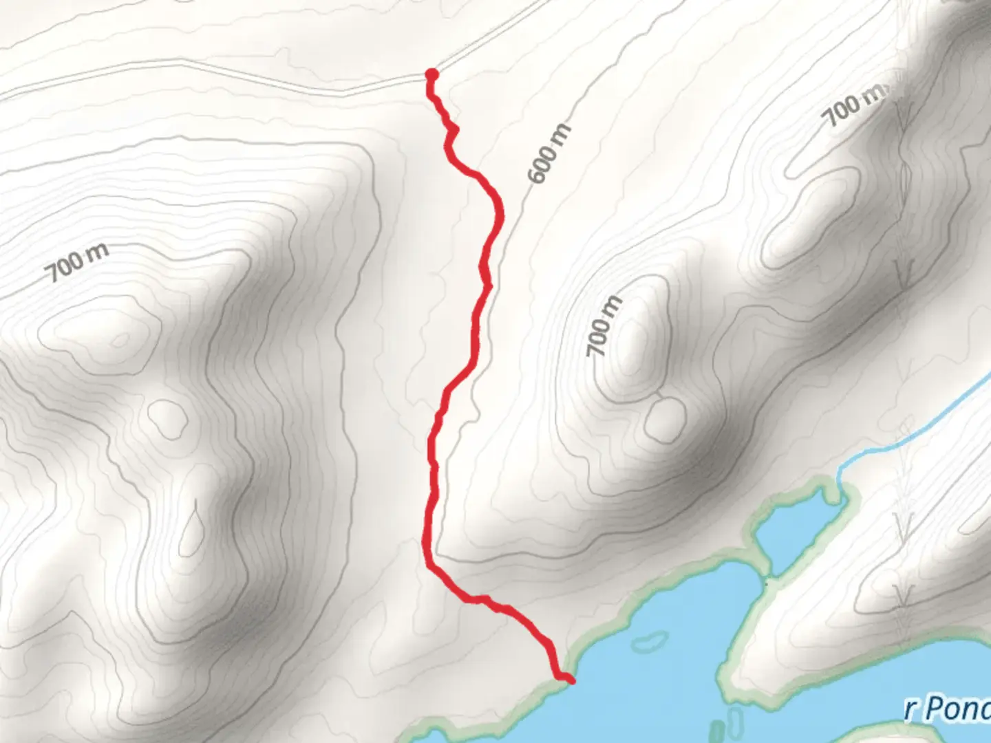 An image depicting the trail Upper Pond Trail and its surrounding area.