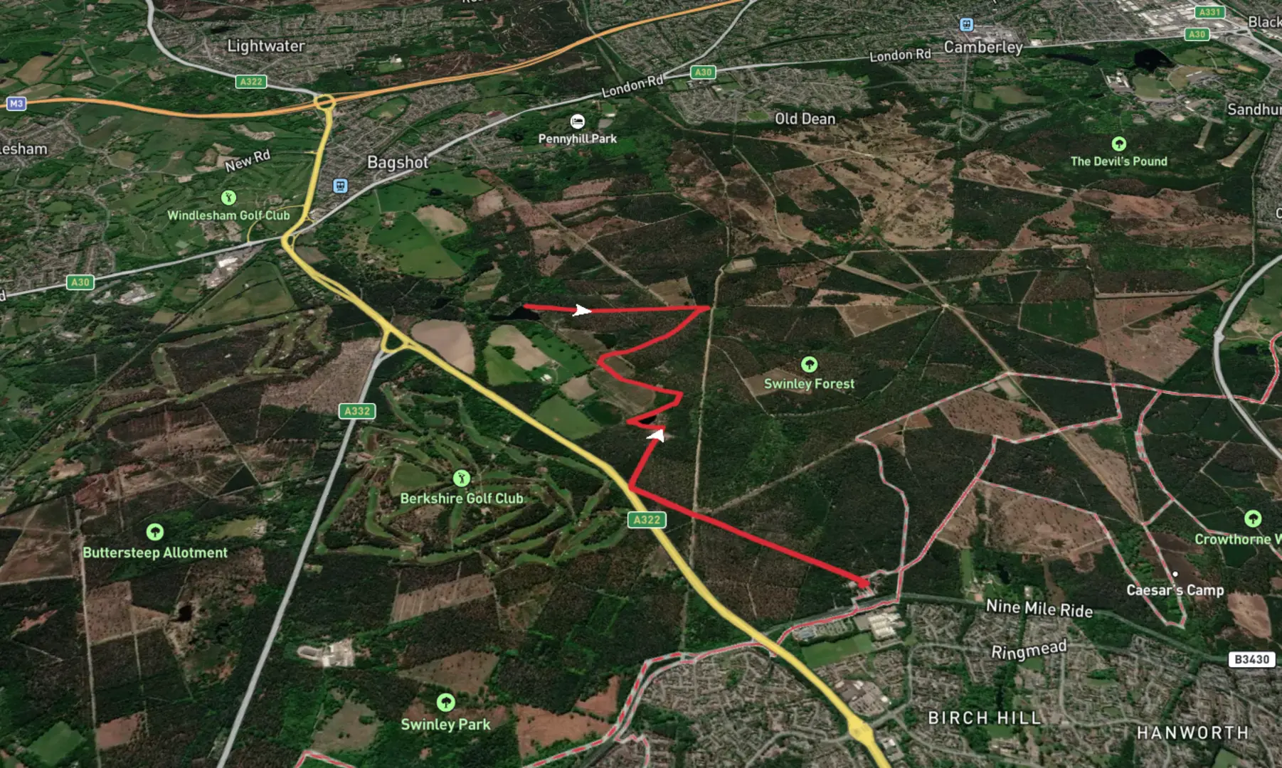 Rapley Lake Walk Bracknell Forest England