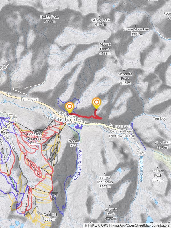 Owl Gulch via Imogene Pass Road