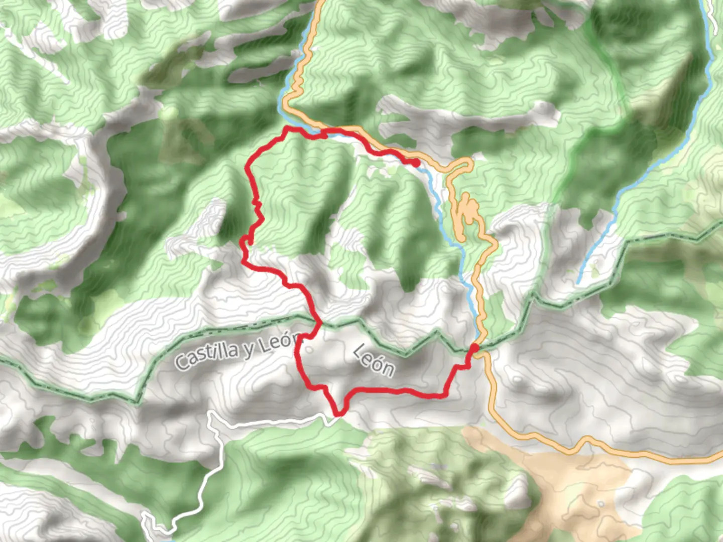 An image depicting the trail Port of Tarna - Tarna and its surrounding area.