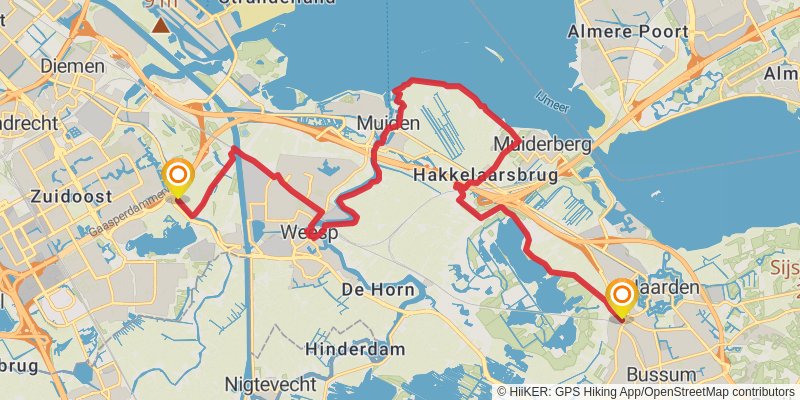 Westerborkpad stage 2 Map