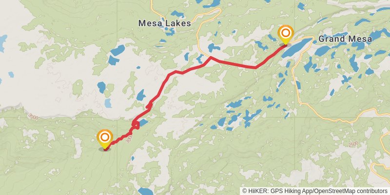 American Discovery Trail North Route stage 257 Map