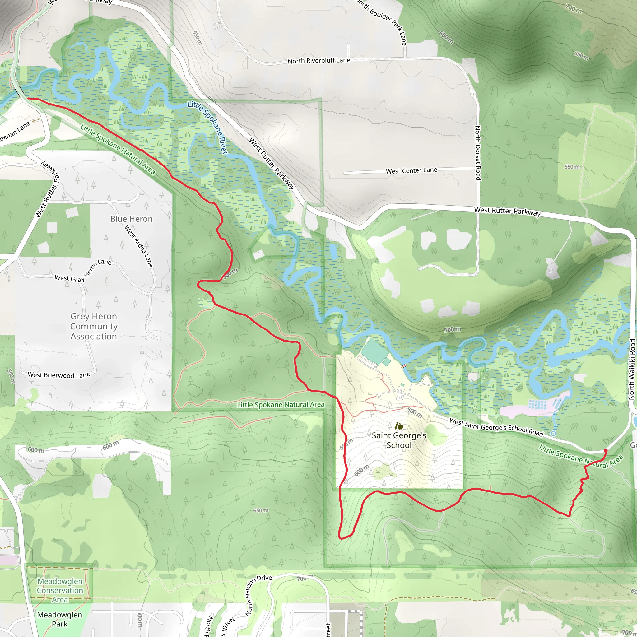 Trail 503 mobile static map